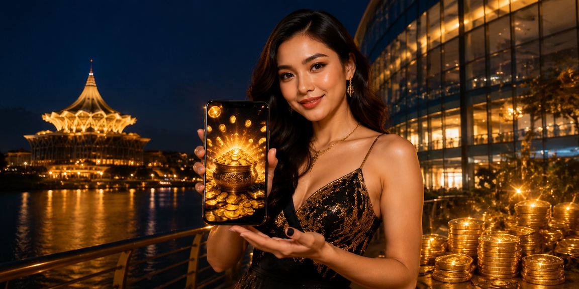 Pengguna Kuching Sarawak memasang aplikasi kasino mudah alih syabas88 pada telefon Android